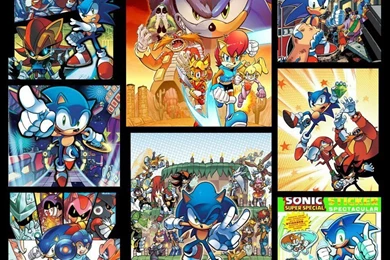 Lamar Wells Archie Sonic Comic Covers...thus Far By Trunks24 On ...
