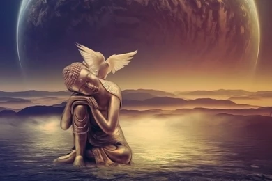 Buddha, Invisible Man And Jedi Wallpapers   Funny Wallpapers