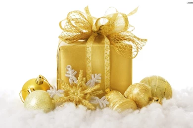 YouWall   Golden Christmas Gift Wallpapers   Wallpaper,wallpapers ...
