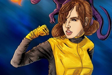 Kitty Pryde W/ Lockheed By MarcOuellette On DeviantArt