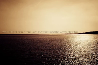 What Kind Man This Winds Waves Obey Him Christian Wallpapers Hd ...