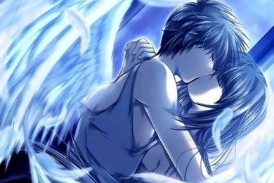 Wallpapers Love Couple Kissing Anime Angels Home Decorating Guides ...