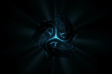 Abstract 3d Render 3d Light Blue Light Trails 3d Art Dark Crystal ...