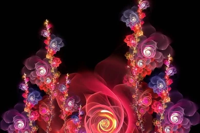 Fractal Flowers   Abstract Floral Fractal Art Wallpapers 2 ...