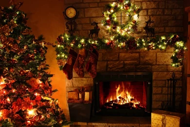 Christmas Tree   Christmas Lights   Fireplace   YouTube