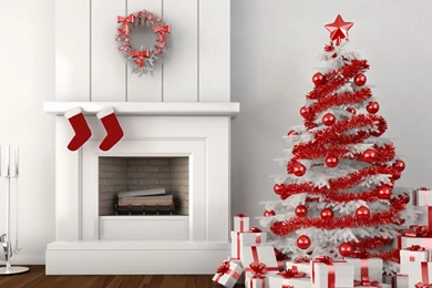 Christmas Fireplace Wallpapers 235660