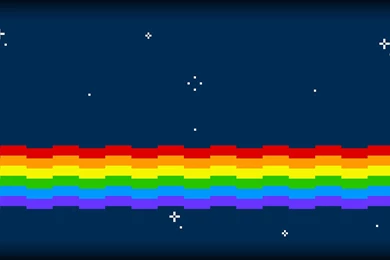I Made A Triple monitor Nyan Wallpaper! : Wallpapers