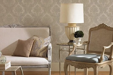 987 56547 Cream Damask Fabric   Monalisa   Mirage Wallpapers