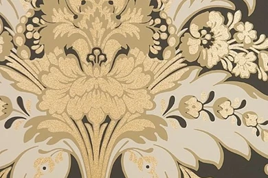 Aldwych Damask Wallpapers Chocolate, Cappuccino And Cream Damask ...
