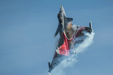 HD Backgrounds Dassault Rafale Tiger Indian Air Force Stunt Air ...