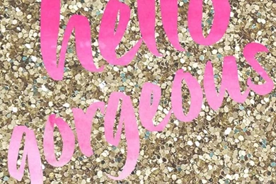 Gold Pink Hello Gorgeous Iphone Phone Backgrounds Wallpapers Lock ...