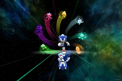 Download 1600x900 Sonic Colors Supersonic Wallpapers