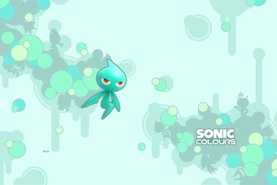 Cyan Wisp Wallpapers   Sonic Colours   Gallery   Sonic SCANF