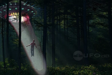 UFOdB.com Free UFO Wallpapers Aliens Abductions Deep Forest ...