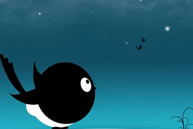 1280x1024 Cute Round Bird Desktop PC And Mac Wallpapers