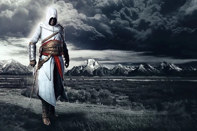 Storm Clouds Behind Altair Ibn La'Ahad   Assassin's Creed ...