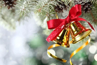 Bells On Christmas Tree Wallpapers Full HD