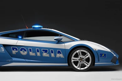 2009 Lamborghini Police Car Wallpapers