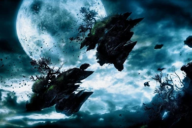 Outer Space Planets Fantasy Art Artwork