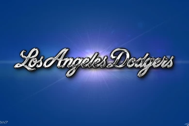 Los Angeles Dodgers 3d Chrome Wallpapers