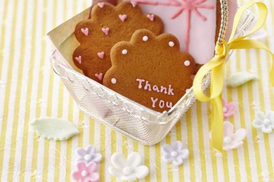 Thank You On Cookies Wallpapers   1680x1050   353455