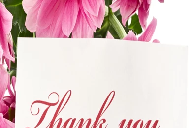 Thank You With Pink Flowers Iphone 6 Full Hd Latest Wallpapers ...