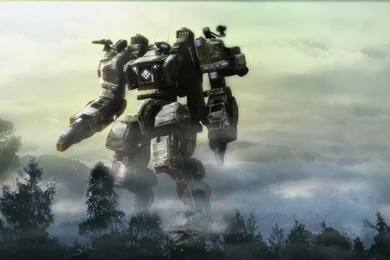 Robot In The Fog   Supreme Commander 2 Widescreen Wallpapers