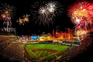 PNC Park Fireworks HD Desktop Wallpapers : Mobile : Dual Monitor