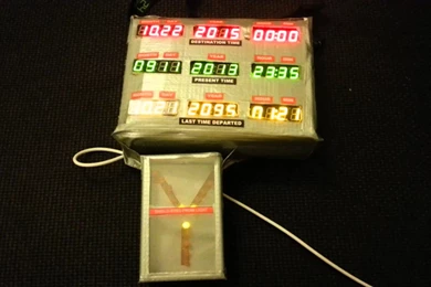 Pi + Adafruit   Delorean Time Circuit And Flux Capacitor   YouTube