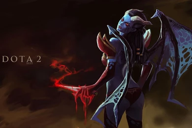 Dota 2 Queen Of Pain   Wallpaper.