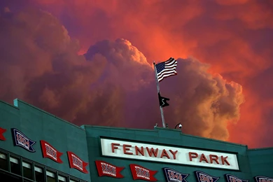 The Sundown Over Fenway Park Was Awe Inspiring Final Night Time ...