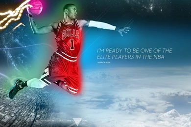 Derrick Rose 'Flying Solo' Wallpapers Download — Bright Bright ...