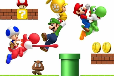 Super Mario Bros Backgrounds