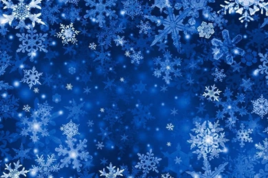 Blue Snowflakes Wallpapers   Vector Wallpapers