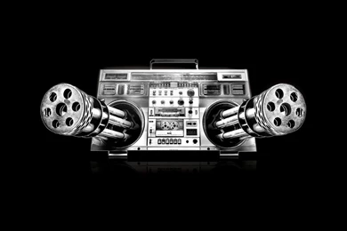 Machine Gun Boombox Wallpapers   Digital Art Wallpapers