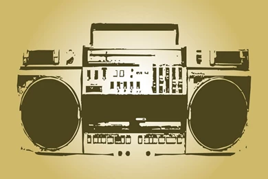Free Boombox Vectors