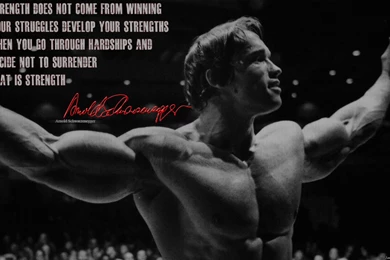 Arnold Schwarzenegger Quote Wallpapers