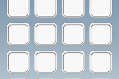 TAP AND GET THE FREE APP! Shelves Icons Simple Light Blue Frames ...