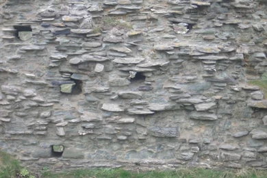Ruins Of Tintagel Castle 6: Castle Wall [image 500x375 Pixels]