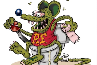 Rat Fink On Toilet By Jeffaroni On DeviantArt