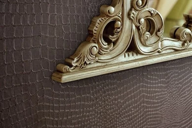 Papel De Parede. Fashion Modern Design Wallpapers Faux Crocodile ...