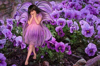 Little Pansy Girl (