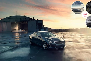 2016 Cadillac CTS V Front