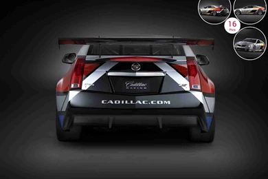 Cadillac CTS V Coupe Race Car   Rear Angle