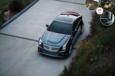 Cadillac CTS V Coupe (2011)   Top