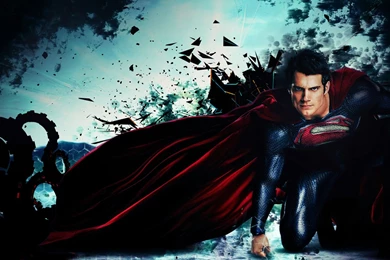 Exclusive* Man Of Steel Custom Wallpaper. By Vis al Ghul On DeviantArt