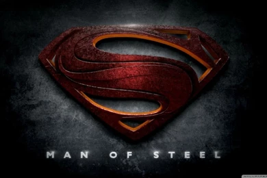 Superman Man Of Steel Logo HD Desktop Wallpapers : Widescreen ...