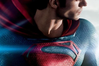 Download Man Of Steel Superman In The Air Wallpapers For iPhone 4