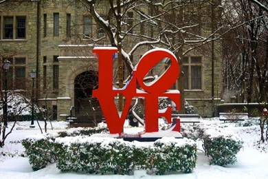 Love Statue, University Of Pennsylvania