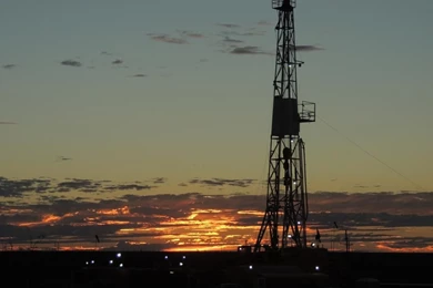 Oilfield Sunset